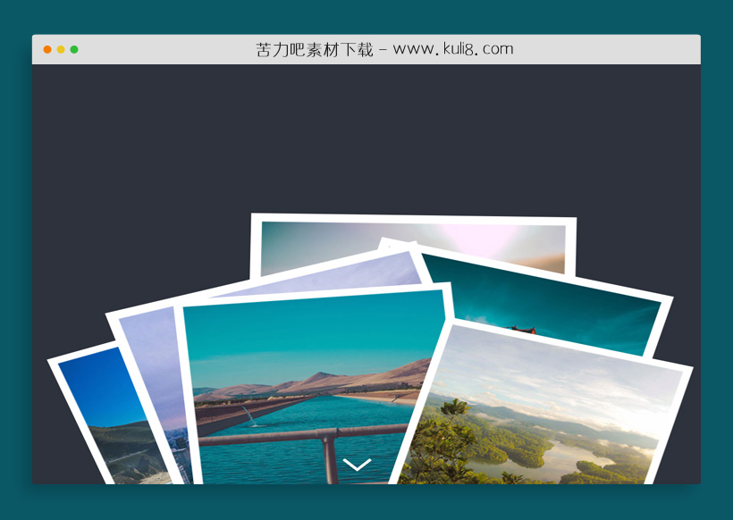 html5图片堆栈布局点击加载更多图片效果