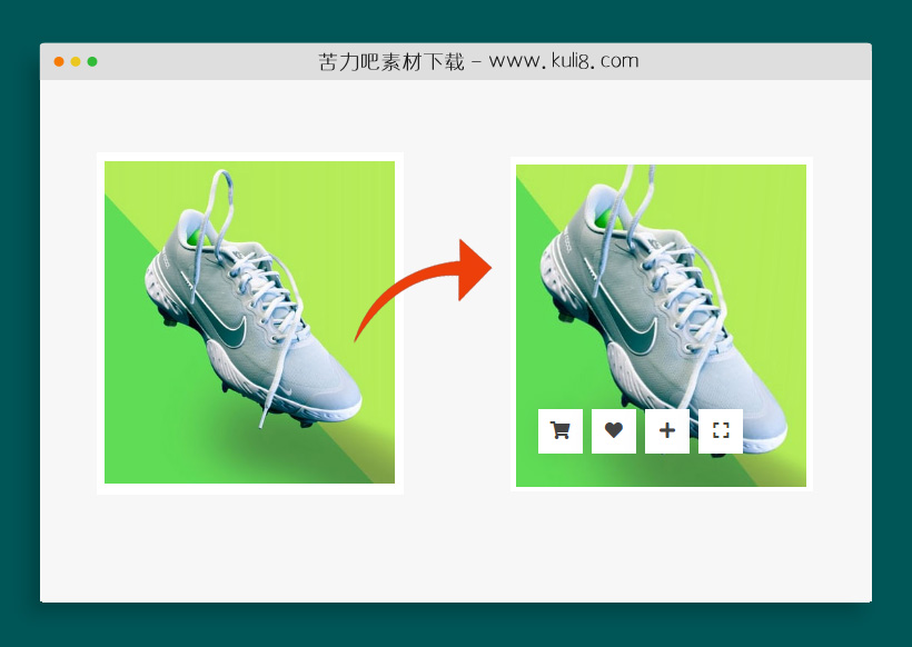 css3鼠标悬停显示菜单图片动画特效代码
