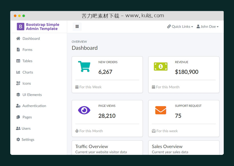 html5响应式admin后台管理系统网站html模板