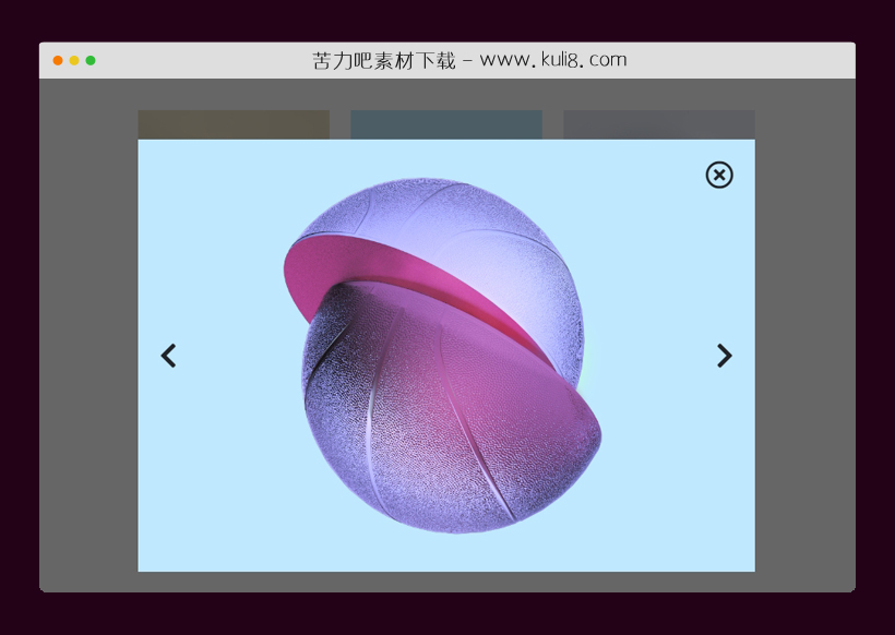 bootstrap创建的响应式图片弹出层切换特效代码