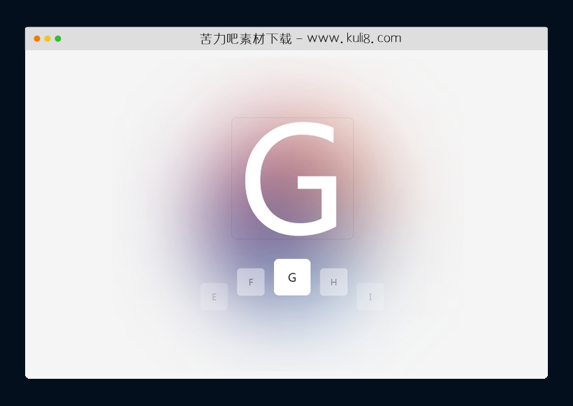 纯js创建的环形点击切换导航菜单滑块特效代码
