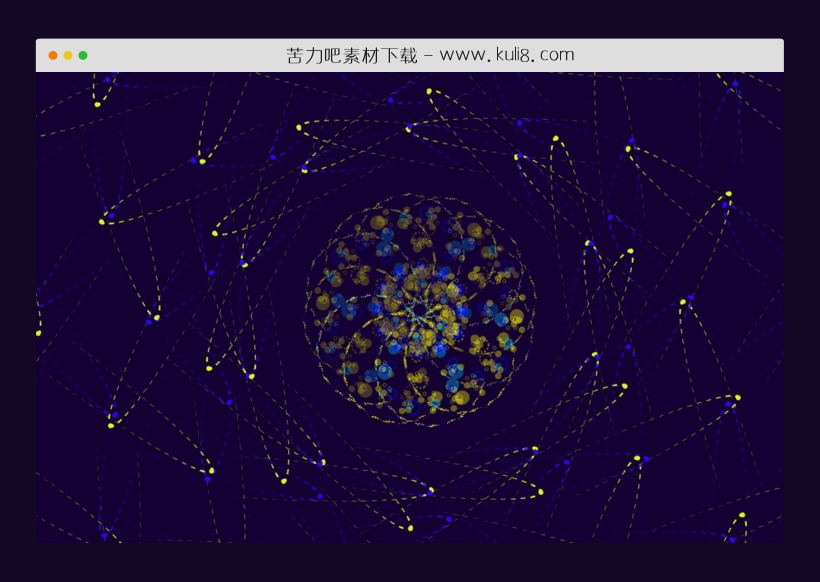 javascript+css3酷炫抽象花蕊动画特效