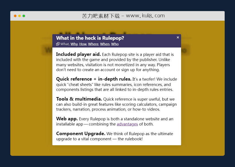 javascript支持TAB切换内容的弹出层插件
