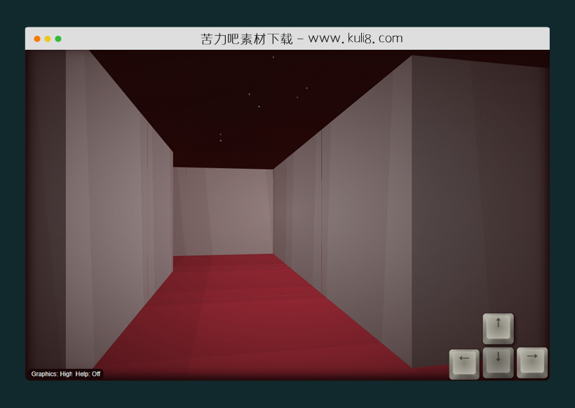 纯CSS3绘制的沉浸式3D迷宫特效
