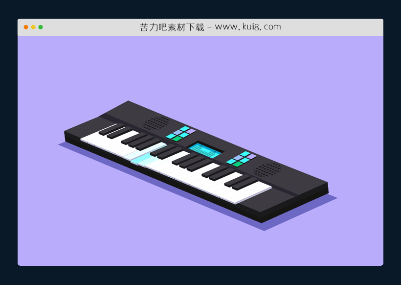 CSS3卡通电子琴弹奏动画特效