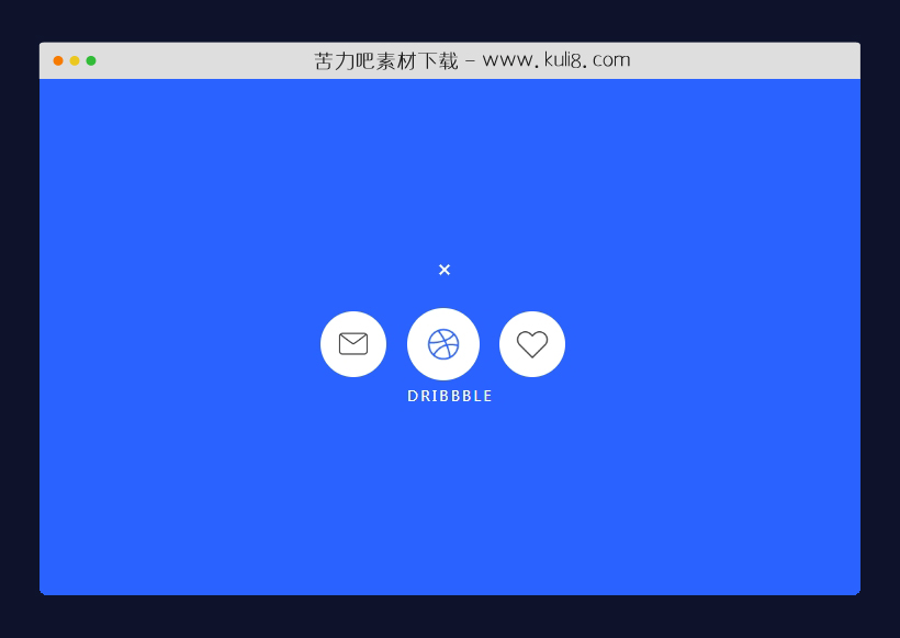 CSS3点击更多图标按钮显示悬浮导航菜单