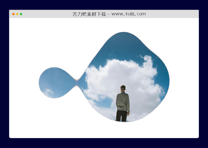 CSS3带背景图片的水珠动画特效